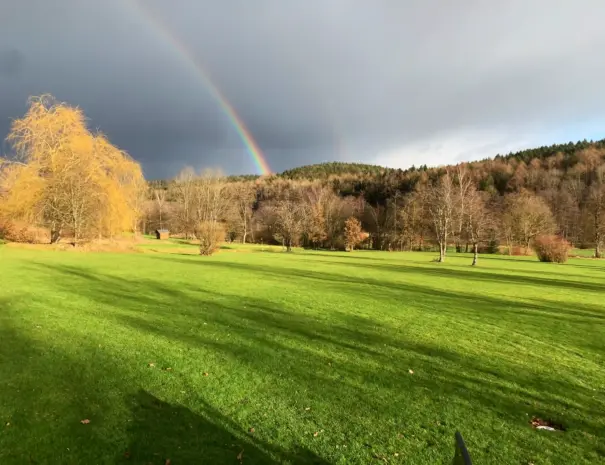 Weiherhof Golfplatz Regenbogen